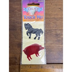 Oilies Davis Liquid Crystal Vintage 80’s / 90’s Touch Me Color Changing Stickers