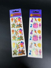 Vintage Sticker Collection Sandylion Holographic 90s Mother Of Pearl Birthday