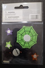 Halloween Felt Stickers of Spider and Web – 4 pieces