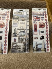 Lot of 8 STICKOPOTAMUS PAPER HOUSE STICKERS ALL NEW TRAVEL THEME LONDON ROME