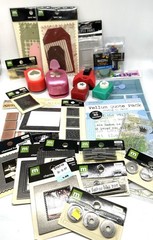 Scrapbooking Crafting supplies Mixed Lot. New And Used Items.(B)