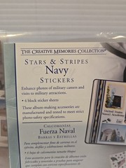 Creative Memories STARS & STRIPES stickers – ARMY, NAVY & MARINES – 3 PKGS. NEW