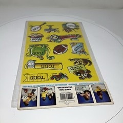 TODD – Vintage 80s Celebrity Stickers Self-Adhesive/Removable by Mark I