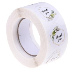 500pcs/roll Thank You Stickers for seal label Sealing decoration Sticke..X