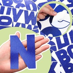 Creative 232 Pcs Glitter Letter Stickers – Ideal for Bulletin Boards & Mailboxes