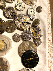 Large Lot of Craft Art Supplies Junk Drawer Steampunk Watch Parts 015-008