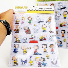 Peanuts Snoopy Stickers 2 Sheets Stickers Puffy Stickers 2 Sheets Party Favor
