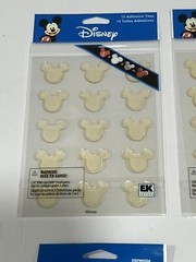Disney 4 Packages EK Success Mickey Mouse 3D Epoxy Tiles stickers
