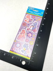 2 Packs of CARE BEARS STICKERS (2006) by Stickety-Doo-Da, total of SIX sheets!