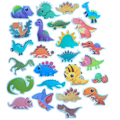 STICKER PACK – Pack #21 – 25 Pieces – Dinosaurs