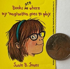 BOOKS ARE WHERE MY IMAGINATION GOES TO PLAY Stickers(4pc)Scholastic•Library•