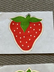 Vintage 1980’s Huge Lot Of Mylar Foil Hambly Stickers RARE HTF Fruit Animals…