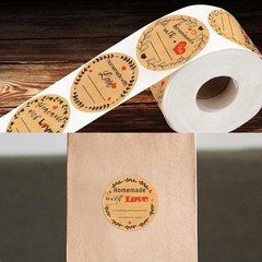 Jam and Jelly Jar Canning Labels for Mason Jars and More2″ Round 500/roll wit…