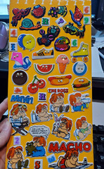 Stickers 1980’s puffy Baby Marvin Googly Eyes Food Monsters Hallmark Bugs + used