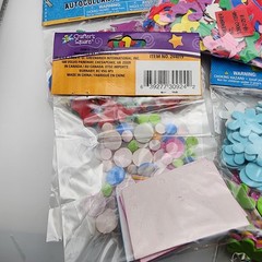 Craft Sticker Lot – Foam Shapes, Smiley Faces, Stars, Alphabet & Reward Stickers