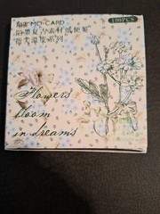 100pc Vintage Scrapbooking JJ Craft Papers Nice Floral Pack 3 1/4 X 3 1/4 In