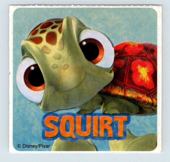 Smile Makers Sticker SQUIRT 2.5″ X 2.5″ Sticker Disney Finding Nemo SD38