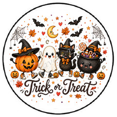 TRICK OR TREAT HALLOWEEN ENVELOPE SEALS LABELS STICKERS PARTY FAVORS