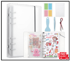 Reusable Sticker Book 100 Sheets Sticker Collecting Book with Pockets Stick