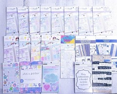 Huge Lot of 20 Scrapbooking Stickers, Sweet Kaiwaii, Shine, Recollections + More