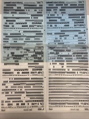 Letraset Instant Lettering Zipper Font 17 Sheets 36/42/72pt