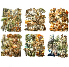 150 Pcs Forest Scrapbook Stickers for Journaling and Scrapbooking Supplies