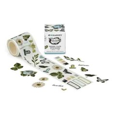 49 AND MARKET – WASHI TAPE N STICKERS – 4 DIFF PKGS – SPICE N MOON LIT GARDEN