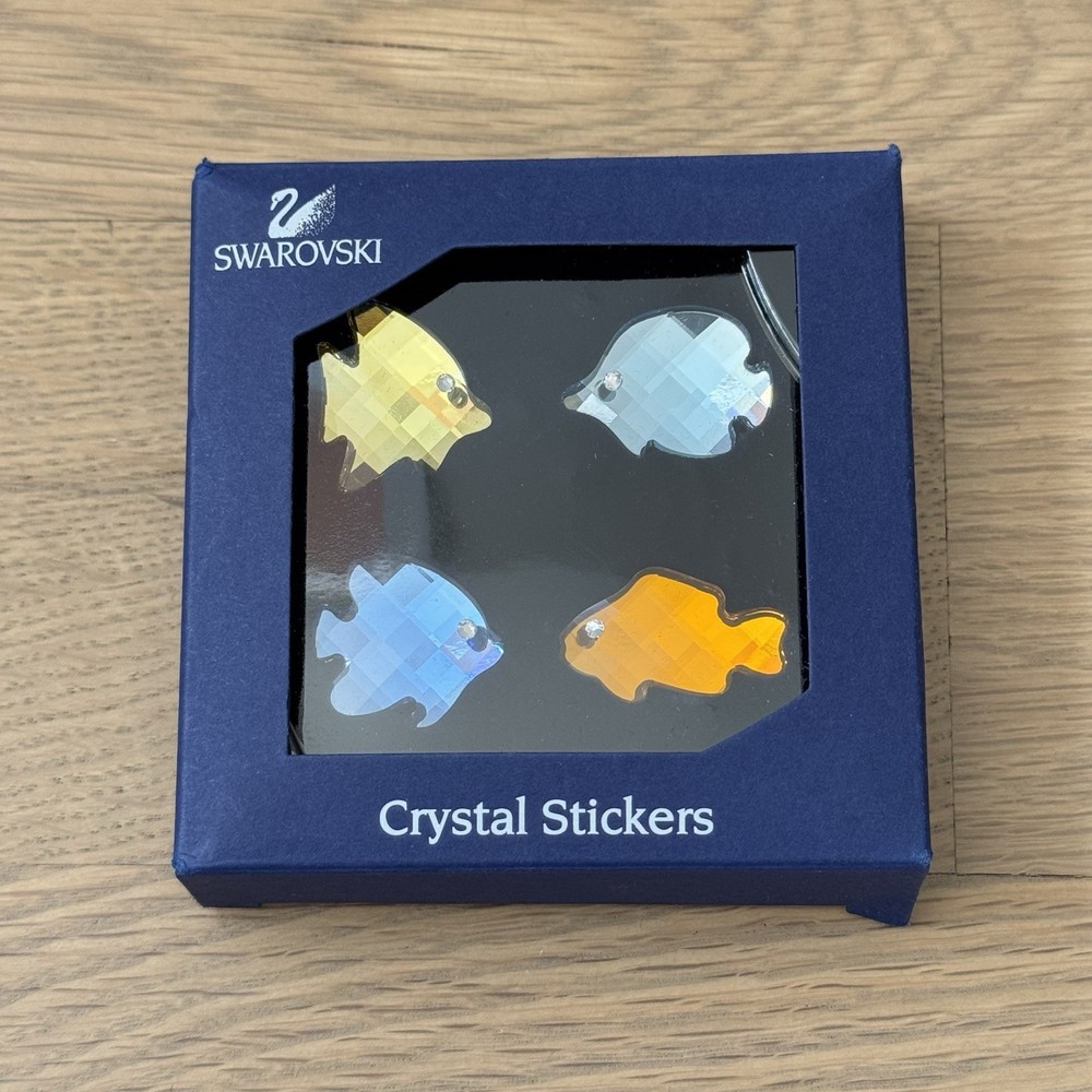 Swarovski Ocean Life Fish Stickers Crystal Moments ● Rare/Retired Set 680836