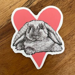 50 pcs RABBIT stickers, Bunny animals, Cute rabbit FREE Shipping*