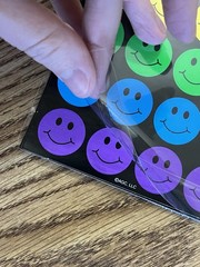 Vintage Smiley Face Stickers American Greetings, AGC, 5 Sheets Remain