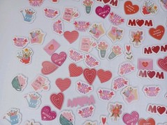 168 Mother’s Day Dimensional 3D Foam Sticker Lot Classroom Craft Stickers