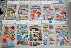 Travel Dimensional Stickers by Recollections – NEW – So many – You choose 1