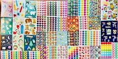 MEGA Gift 🎁 Set Girl Fun Lot Set 1099+ Stickers Scrapbooking Planners Teacher