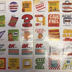 Scholastic Stickers – Vintage 1980 As Is Damage On A Few Stickers