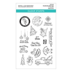 SPELLBINDERS CLEAR ACRYLIC STAMP – HANDMADE GIFT TAGS STP – 142
