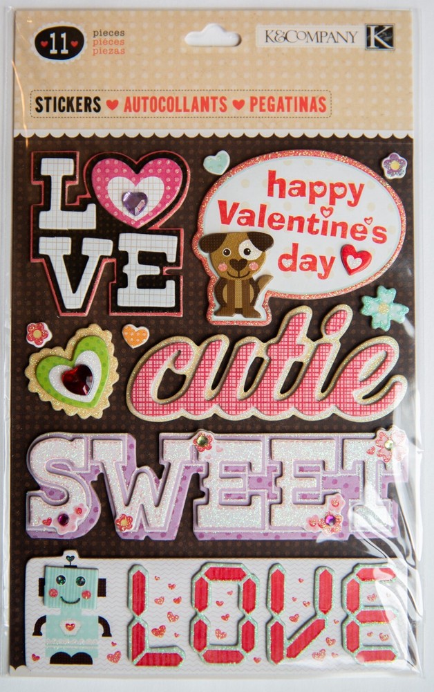 K & Company Stickers, AMERICANA Love THEME, You Pick, some Rare!