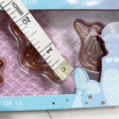 Mermaid Paper Clips Copper Large Designer Fashion Planner Accessory Bookmark