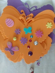 Butterfly Flower Craft Project Supply Pkg Glitter Sticker Foam Decoration NewMix