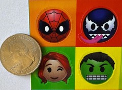 MARVEL CHARACTER Stickers(18pc)Hallmark …Spider-Man…I Am Groot…Ironman…Venom…