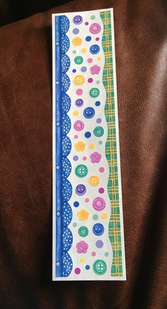 CREATIVE MEMORIES GREAT LENGTH Sticker SHEET SEWING BUTTONS LACE NOS *