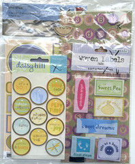 4 New Packages – Stickers Tiles Labels & Metal Accessories A Colorful Assortment