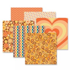 Creative Memories Retro Vibes Paper Pack (12/pk)