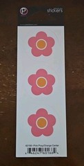 Pebbles Inc. Duplicates cardstock stickers~ pink posy ~ Scrapbooking Crafts