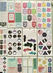 Lot Of 40 Sheets Happy Planner Complete & Incomplete! #3