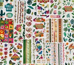 Bird plant Lot Stickers Planner Craft Scrapbook Variety mxd Themes | 979pcs
