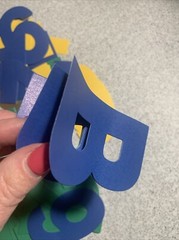 Lot Of 4” Jumbo Letters And Numbers – Green, Yellow, Gold & Blue (A8)