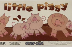 EK Success Scrapbook Title Over-all Little Piggy Pig Farm Country EKOV/161 NEW