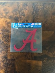 NCAA Multi-Use Decal Reusable/Removable – WinCraft – NEW – ALABAMA CRIMSON TIDE