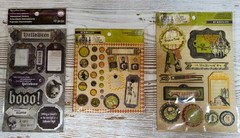 Halloween Stickers Dimensional Scrapbook Card Embellishments