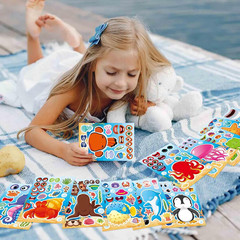 24 Ocean Animal Stickers for Kids – Make a Face & DIY Sea Creature Crafts